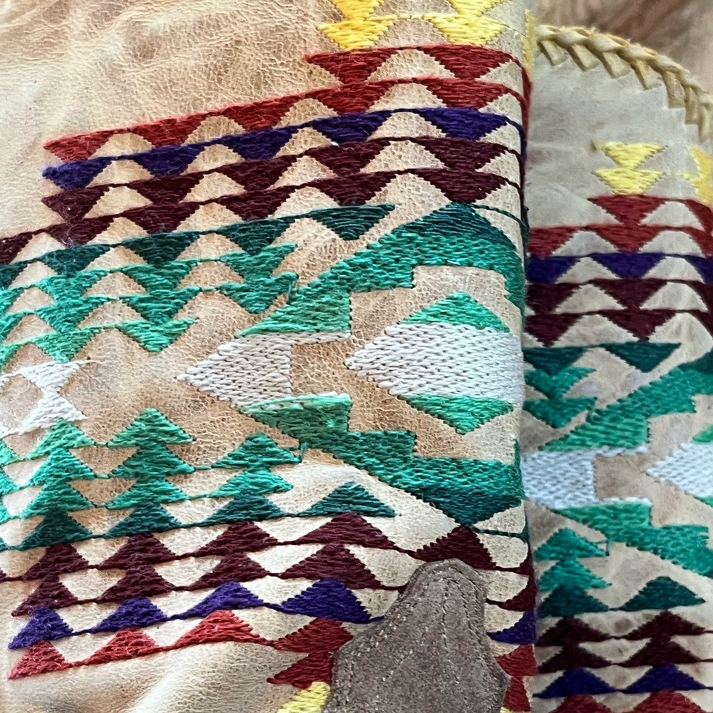 Embroidered Caborca Cowboy Boots - Picture 2 of 5
